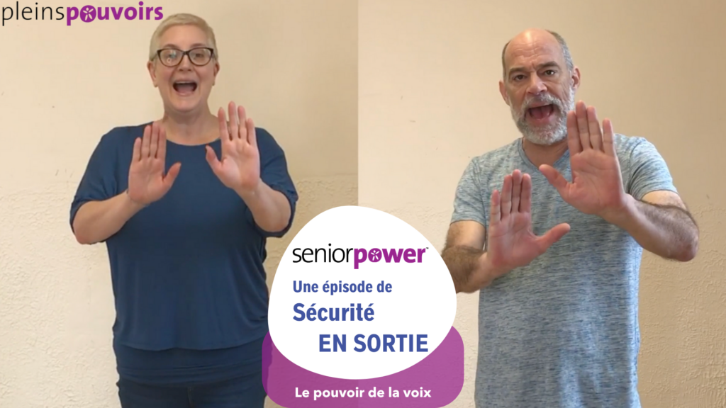 Miniature pour l'épisode 5 de la mini-série vidéo Seniorpower : Sécurité en sortie. Thème de l'épisode : Le pouvoir de la voix pour obtenir de l'aide.